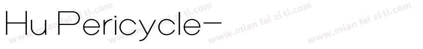 Hu Pericycle字体转换
